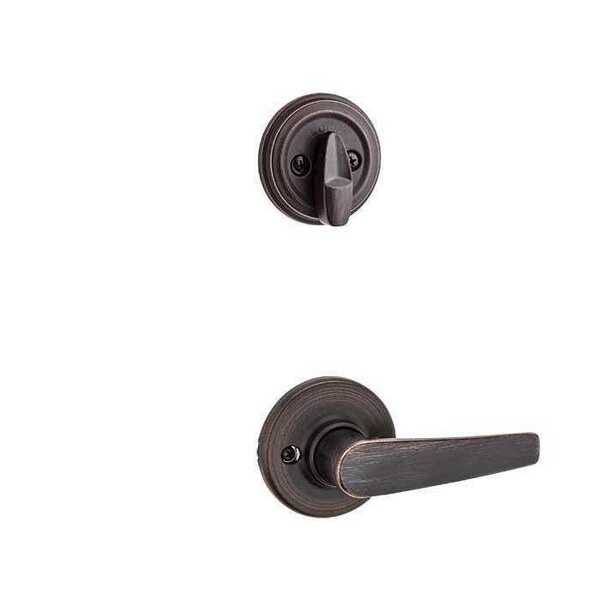 Delta Lever Interior Single Cylinder Handleset Trim